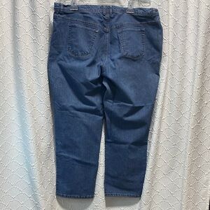 Gloria Vanderbilt size 22W Indigo Denim stretch curvy full figure casual‎ jeans